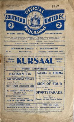 1933-34 Home Programme