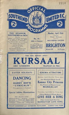 1934-35 Home Programme