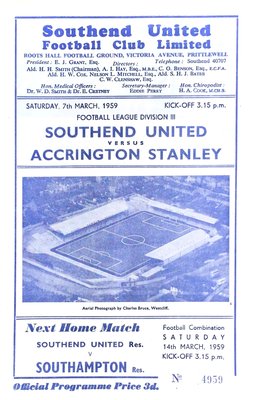 1958-59 Home Programme