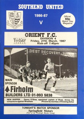1986-87 Home Programme